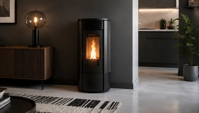 poele a granule design comptact